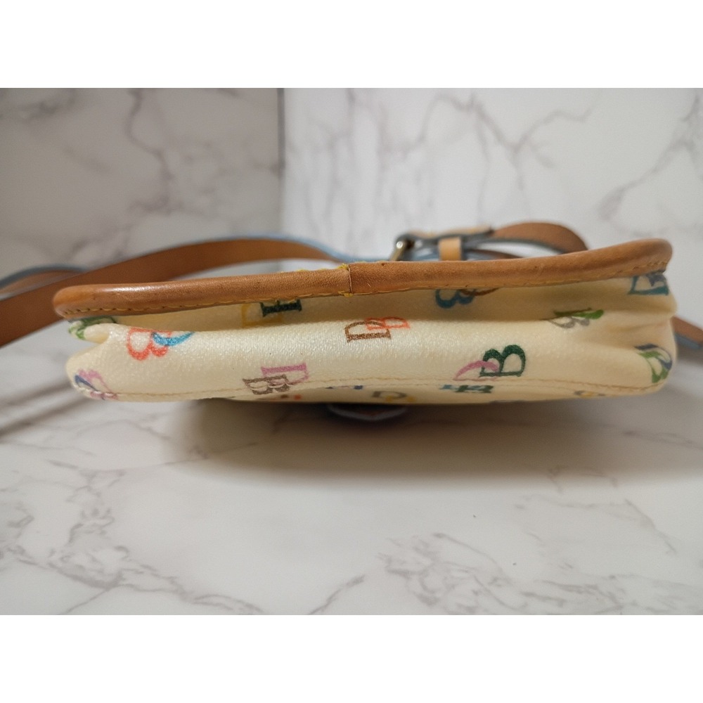 DOONEY & BOURKE Cream Mini Flap Crossbody Handbag -EUC - Picture 5 of 7